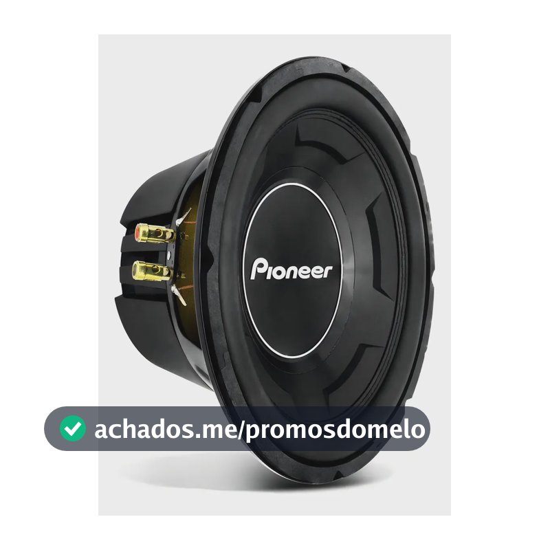 Alto-falante Subwoofer Pioneer Ts-w3090br 600w Rms cor preto