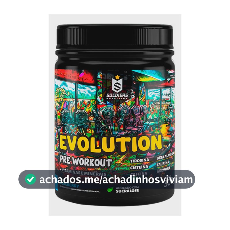 Pré-treino Evolution 300G Termogênico Blueberry - Soldiers Nutrition