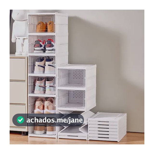 Sapateira Organizador Sapatos Empilhável Vertical 6 Andares