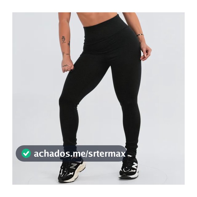 Calça Legging Leg Zero Transparência Cintura Alta Academia