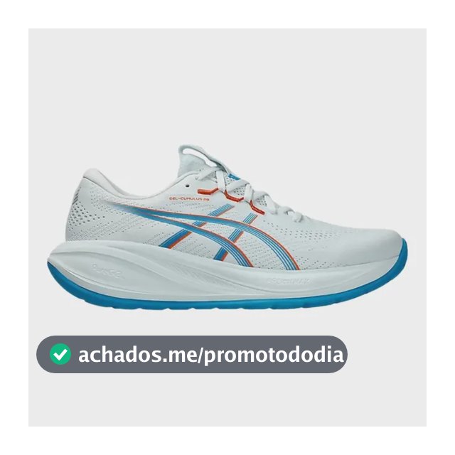 Tênis De Corrida Asics Gel-cumulus 28 Masculino Original Branco/azul Liso 41 Br