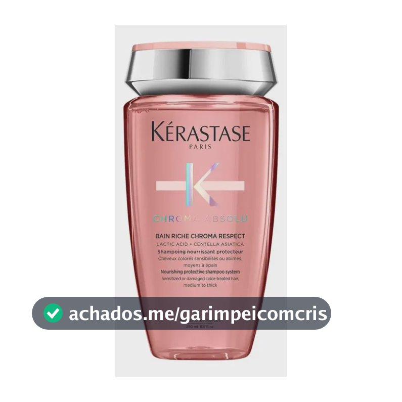 Shampoo Kérastase Chroma Absolu Bain riche chroma respect en garrafa de 250mL