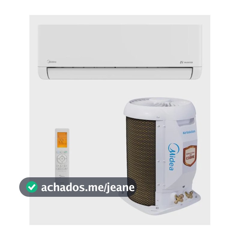 Ar Condicionado Inverter 12k Midea Ai Airvolution Frio 220v