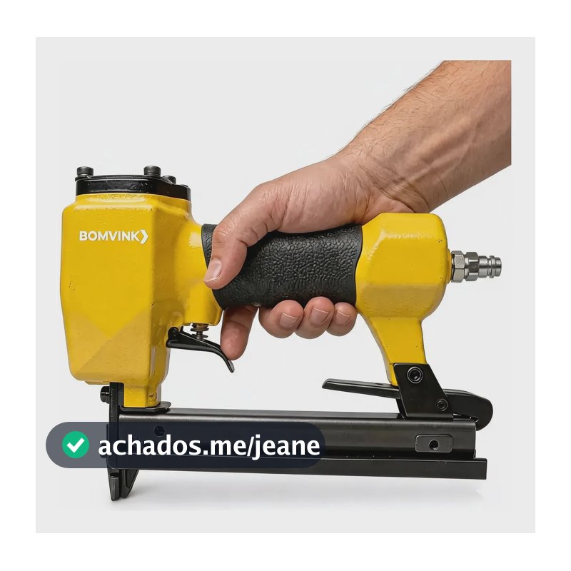 Grampeador Pneumático Tapeceiro Profissional Pistola Grampo