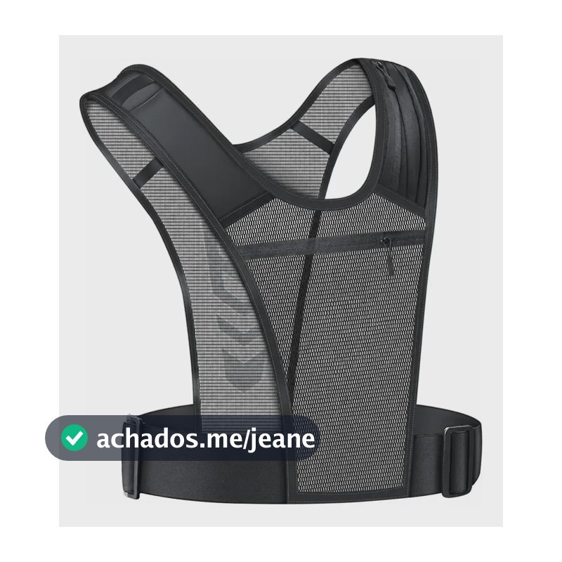 Novo Colete Corrida Running Mochila De Hidratação Ciclismo Preto Liso
