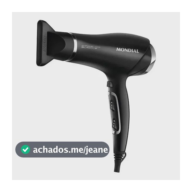 Secador de Cabelos Mondial 2000W - SCN-04