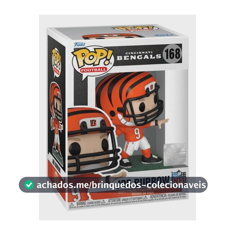 Boneco Funko Pop! Nfl Bengals - Joe Burrow