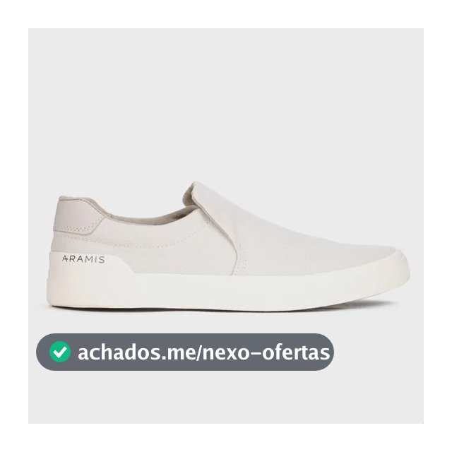Tênis Masculino Casual Aramis Daily Slip Confortável Moderno Bege 42 Br