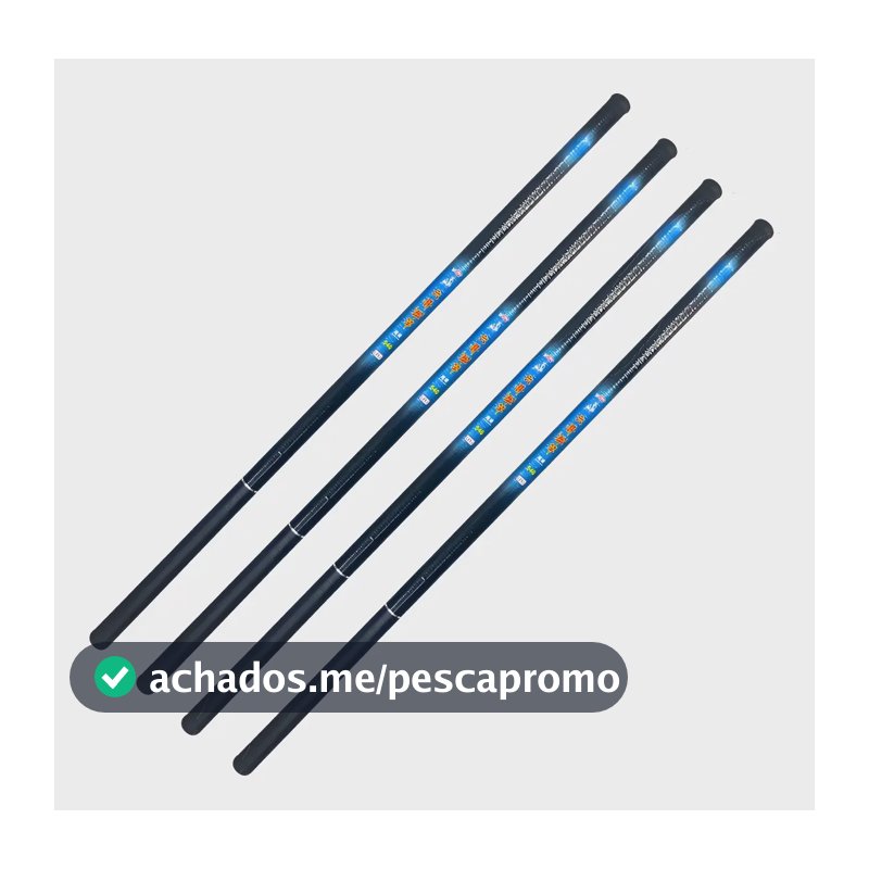4 Vara De Mão Telescópica De Pesca Ultra Leve 1,80m Tilapia Fibra Vidro Carbono