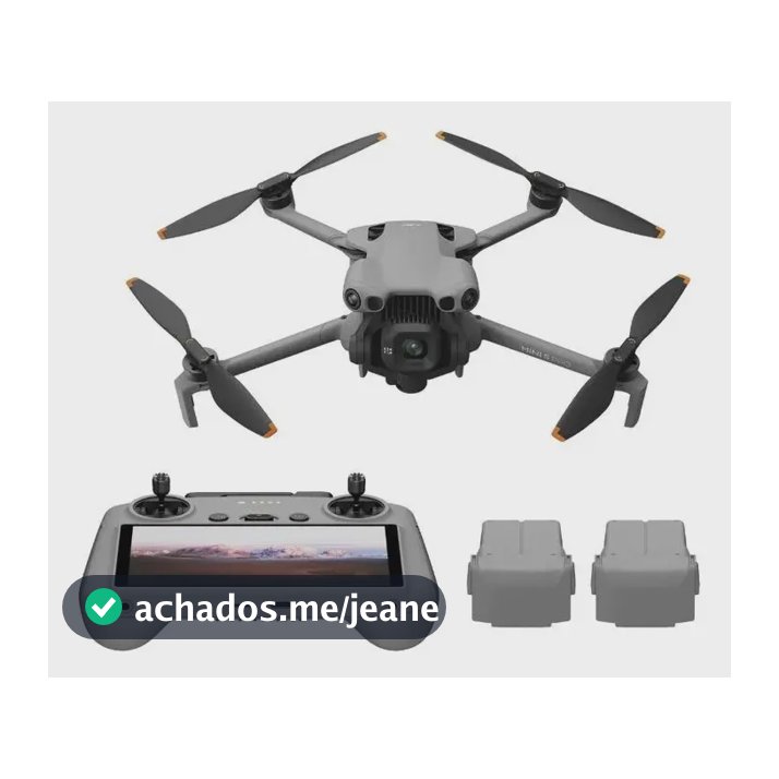 Drone Dji Mini 5 Pro Fly More Combo Plus Rc 2 Com Tela Cinza