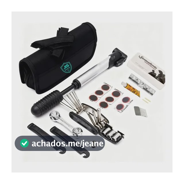 Kit Ferramentas Bike Reparo Remendo Pneu Bomba Ar Jis Parts