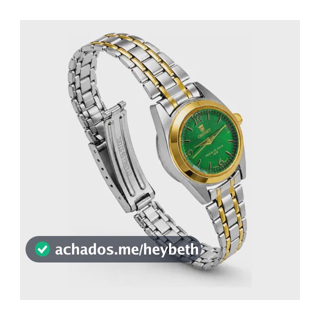 Relógio Feminino Orinet Original A Prova D Agua Prata/golden