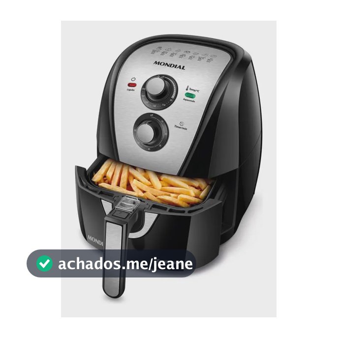 Fritadeira Sem Óleo Air Fryer 4L, Mondial, 1500W - AFN-40-BI