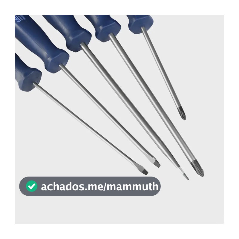 Jogo Kit Chave Fenda E Phillips Gedore C/5 Peças 150-160s