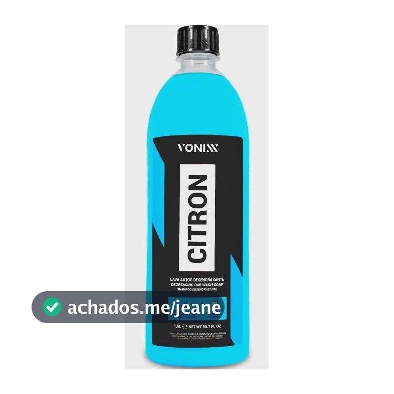 Shampoo Desengraxante Automotivo Citron Vonixx 1,5litros