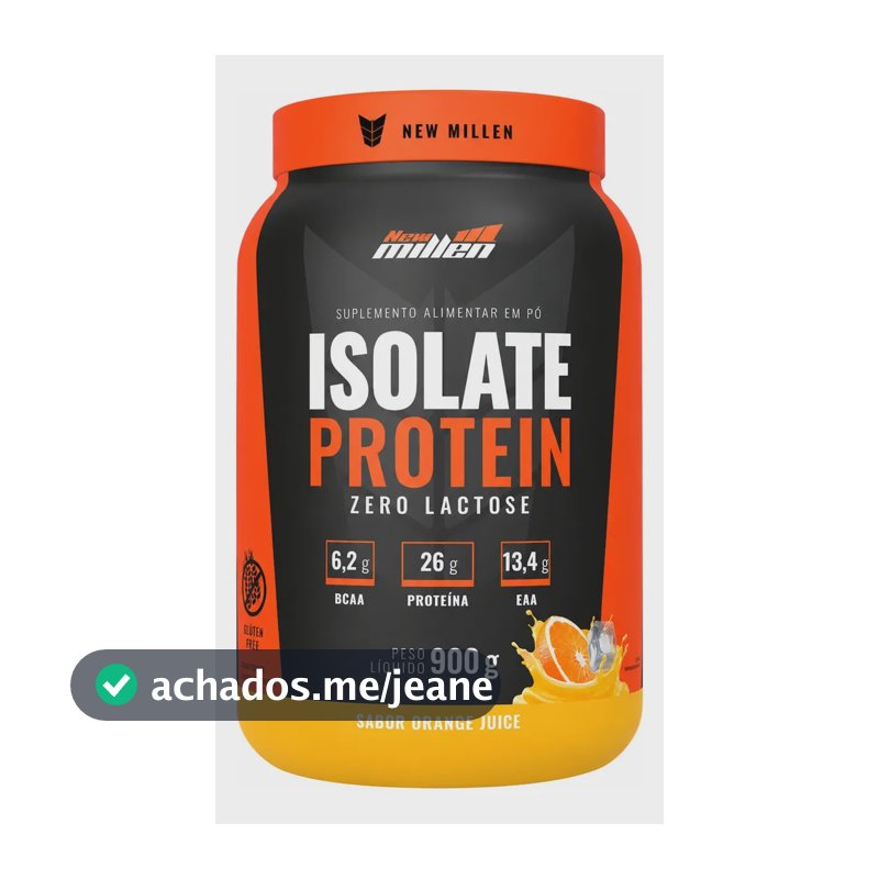 Whey Isolado 900g Suco de Laranja - New Millen