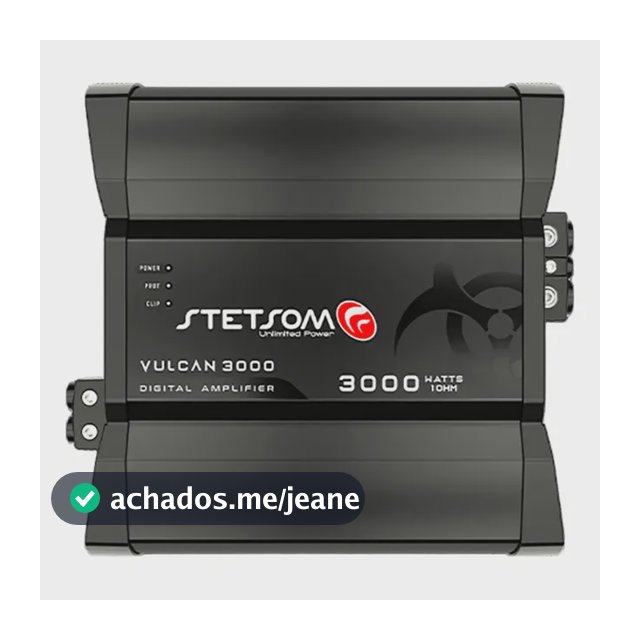 Modulo 3000 Stetsom Vulcan Amplificador Digital 4 2 1 Ohms