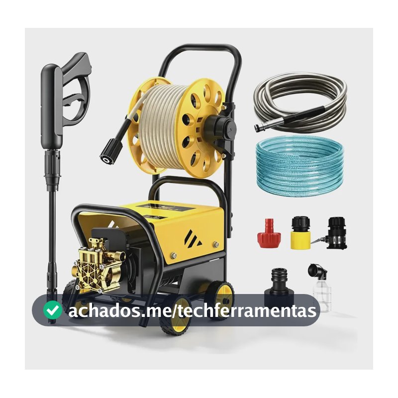 Soarfly Lavadora De Alta Pressão Portátil 12 L/min 2800 W Amarelo 220v 60hz