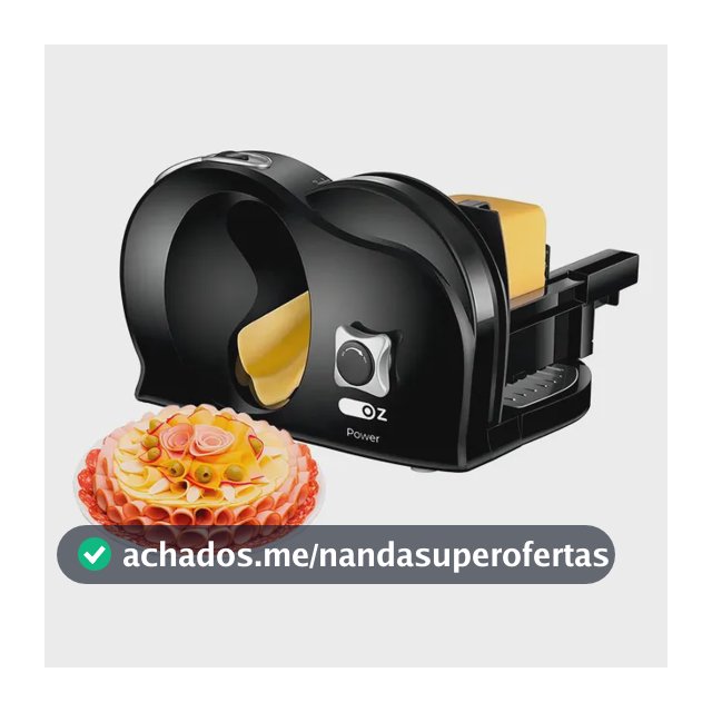 Multifatiador Oz FA4615 Fatiador Elétrico Cortador De Frios Embutidos 150W