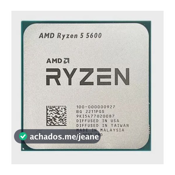 Processador AMD Ryzen 5 5600 Oem Sem Cooler