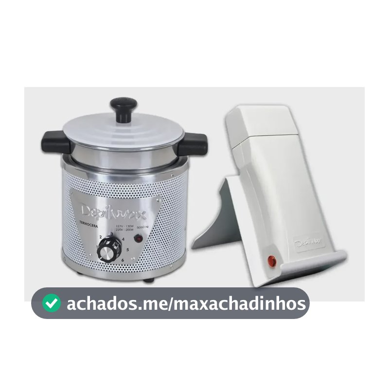 Kit Aparelho Depilador Roll-on + Termocera 750 G Depilwax