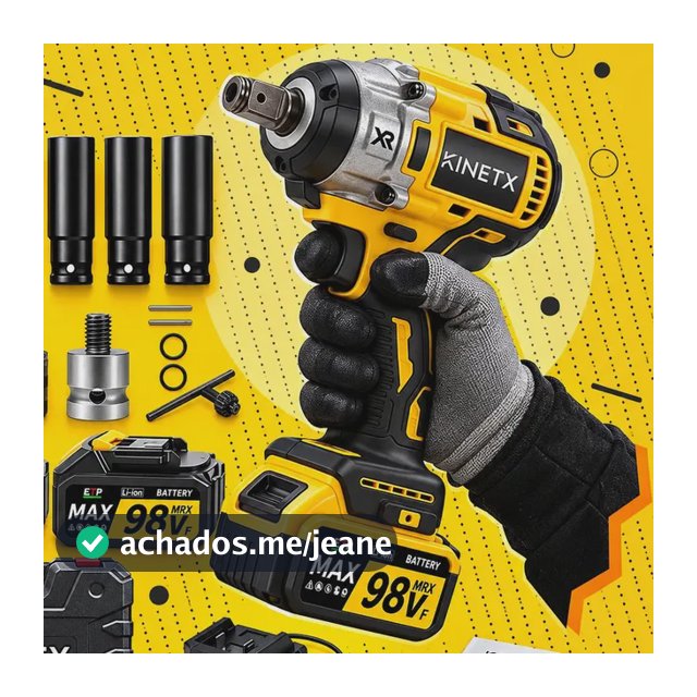 Chave De Impacto Para Roda De Carro 880nm Brushless 2 Bat