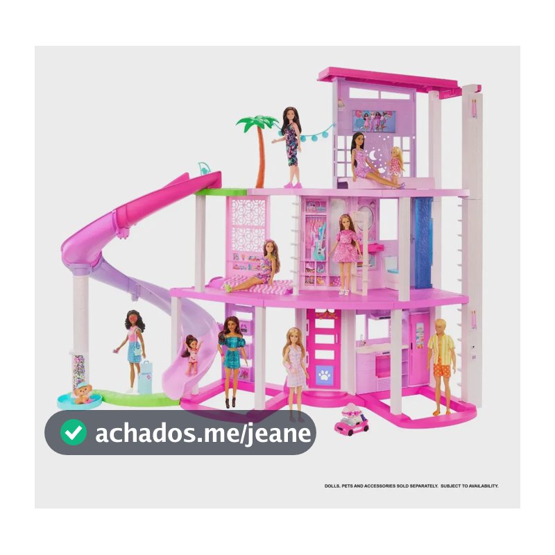 Casa dos Sonhos da Barbie conjunto de brinquedos Com Piscina E Acessórios Com 2 Andares Para Crianças A Partir De 3 Anos Casa da Barbie