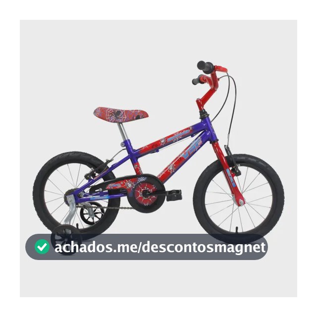 Bicicleta Infantil Aro 16 Masculina Até 7 Anos Super Heróis