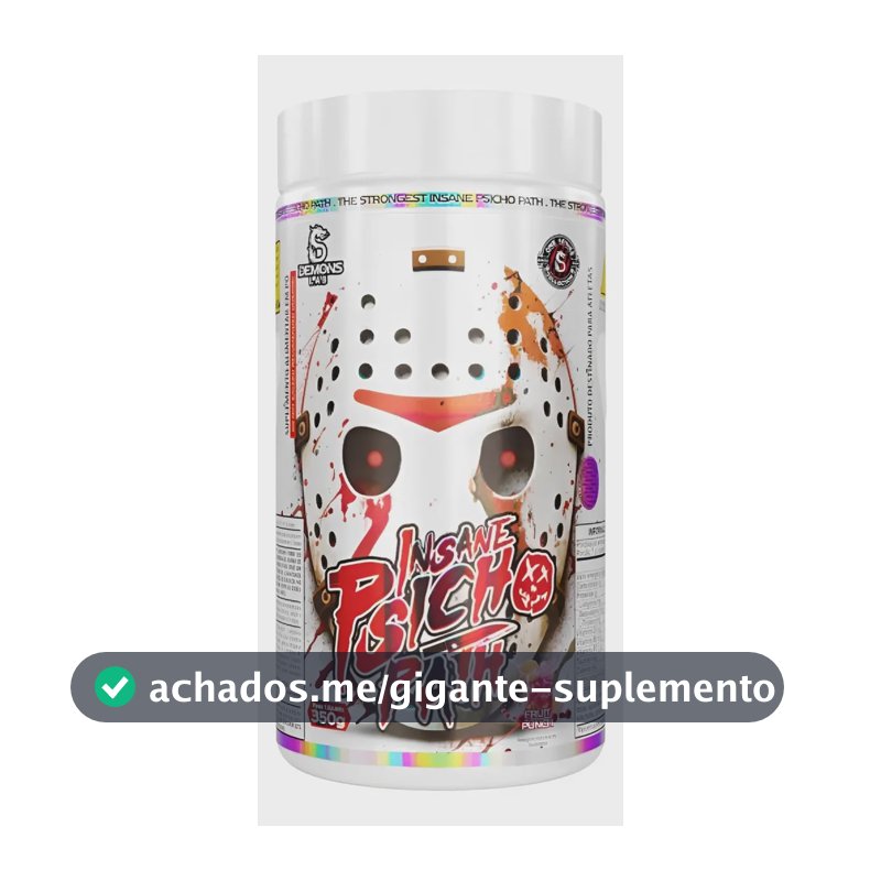 Insane Psicho Path C/350g - Demons Lab Sabor Fruit Punch