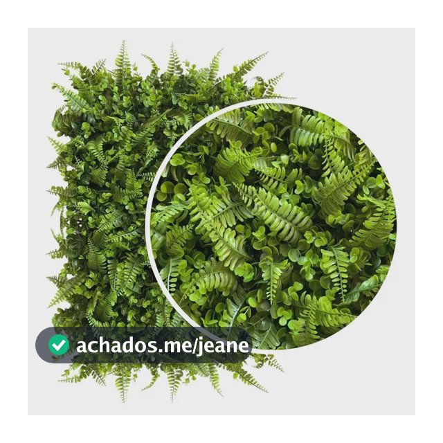 Placa De Folhagem Artificial Silicone Premium 60x40 Volumosa
