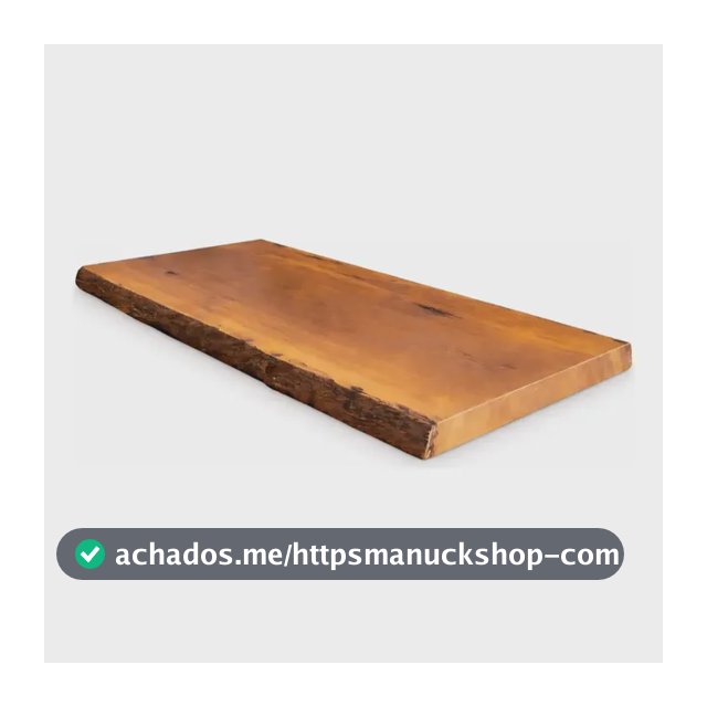 Prancha De Madeira Maciça Com Borda Orgânica 100x60x5