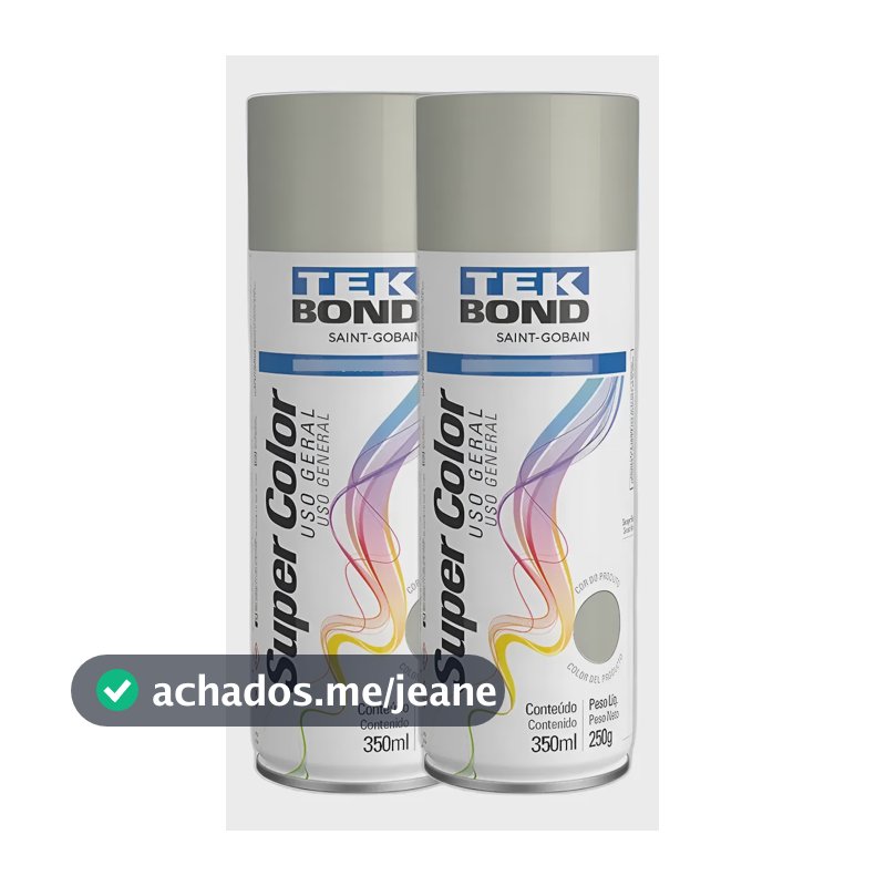 Primer Fundo Cinza Uso Geral Tekbond 350ml Kit 2