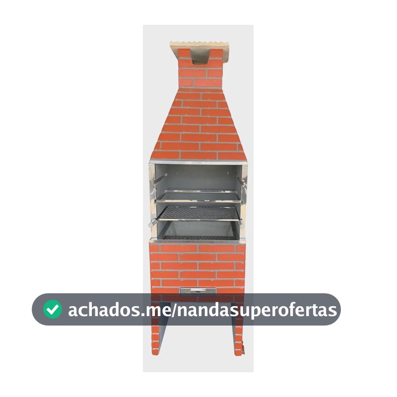 Churrasqueira Pré Moldada Tipo tijolinho 0,65 Largura X 2,25 Altura