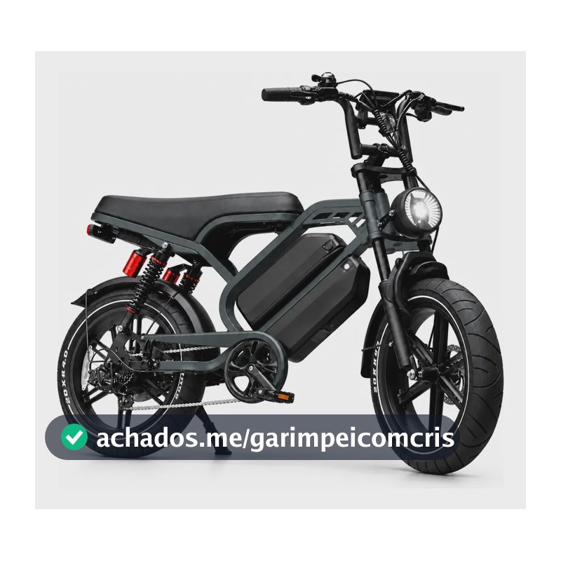 Bike Eletrica V9 Max 2 Baterias 20ah 32km/h 1000w Bicicleta Navy-blue 20