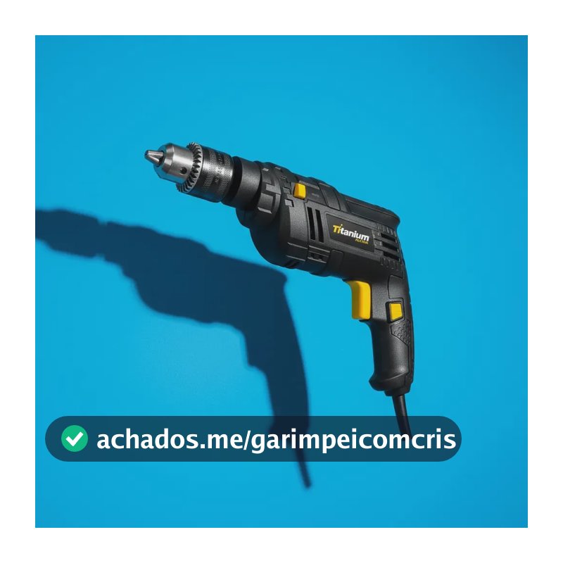 Furadeira Parafusadeira De Impacto 500w Titanium