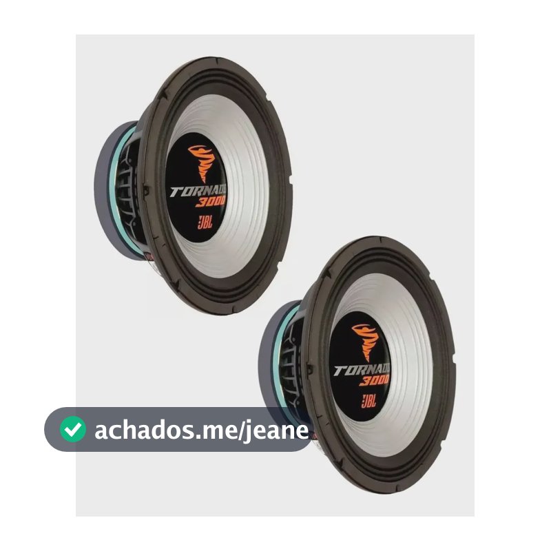 Tipo de alto falante subwoofer JBL 15SWT3000 para carro caminhonete cor preto 15 " x 2 unidades