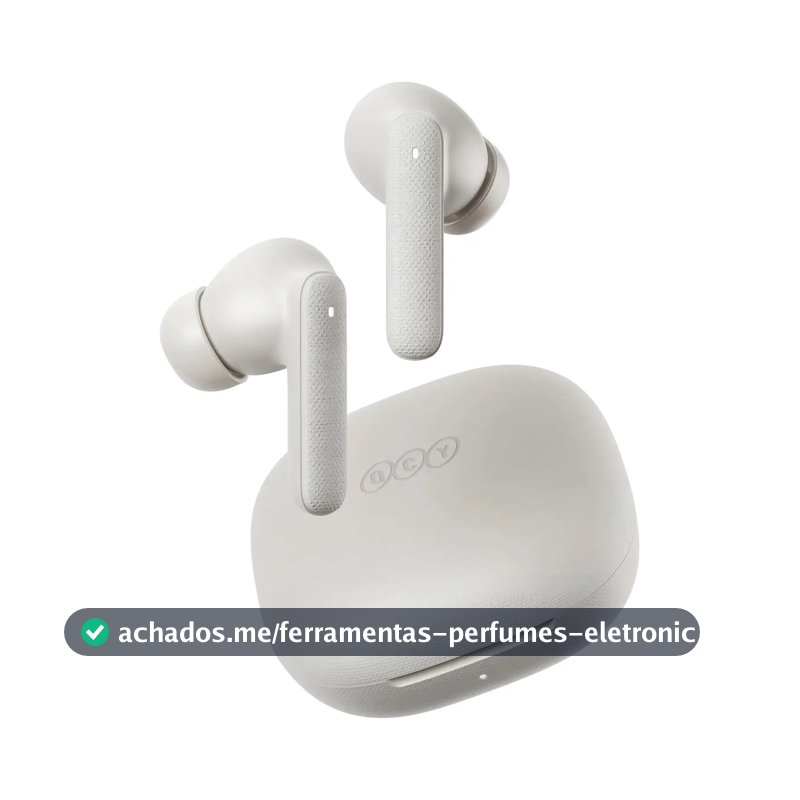 Fone Qcy Buds T43 Bluetooth 5.3 Enc Ipx4 Cor Branco