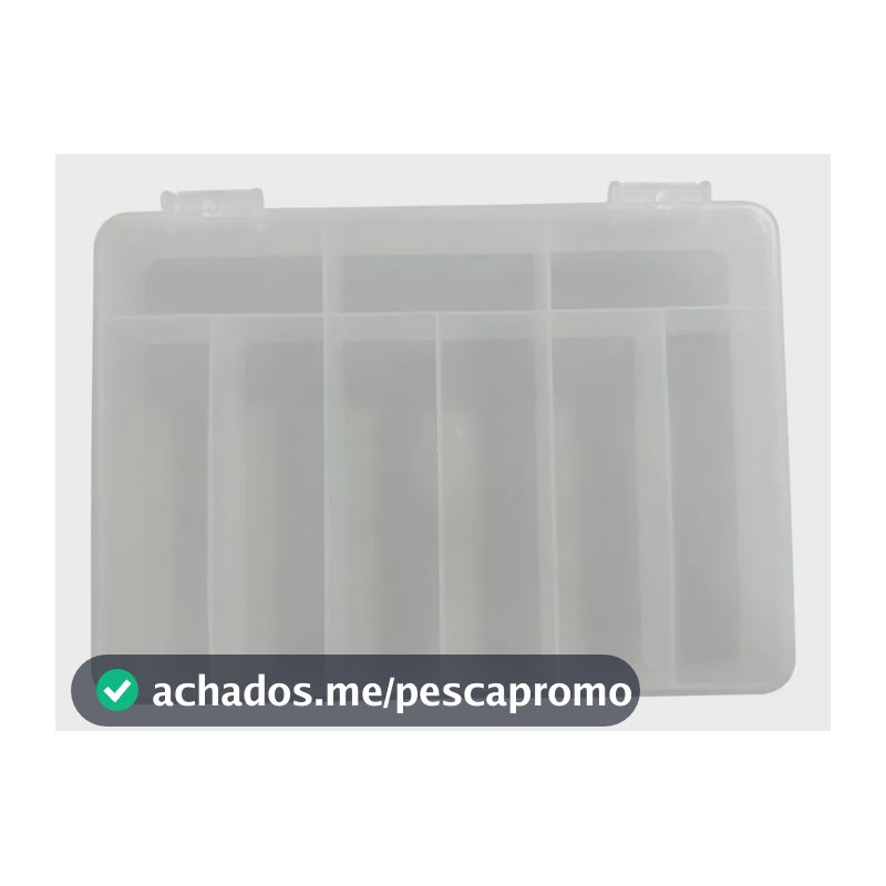 Caixa Organizadora 9 Divisórias Multiuso Transparente