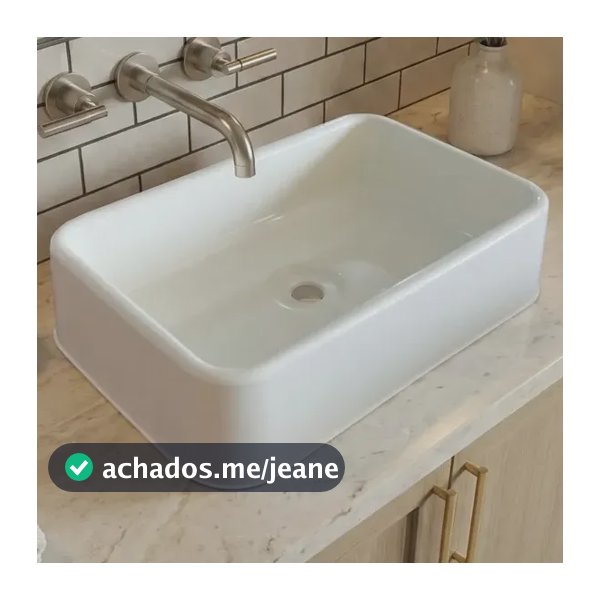 Cuba De Plástico Apoio P/ Banheiro Ou Lavabo R2 Shopp Oferta Branco Brilhante