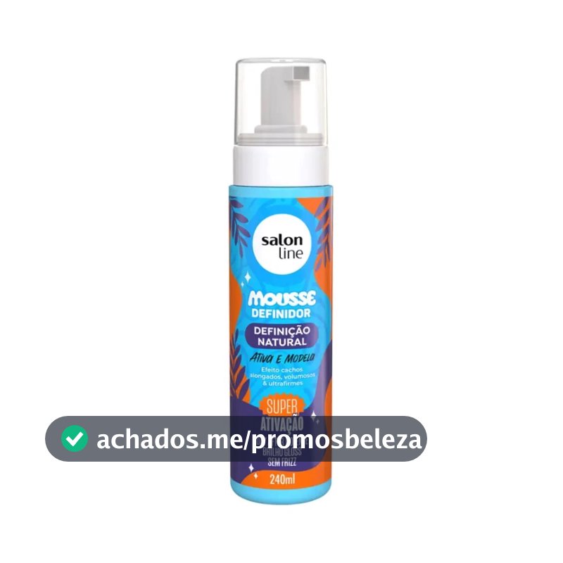 Espuma capilar Salon Line para definir rulos definición natural 240 ml