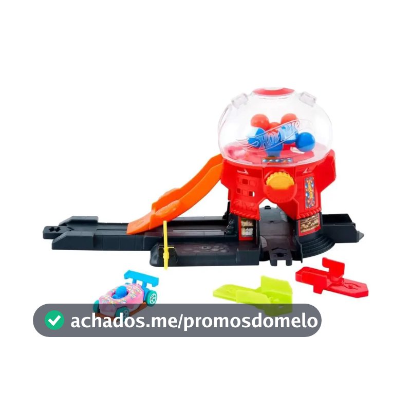 Pista Para Carrinho De Brinquedo Hot Wheels City Doceria
