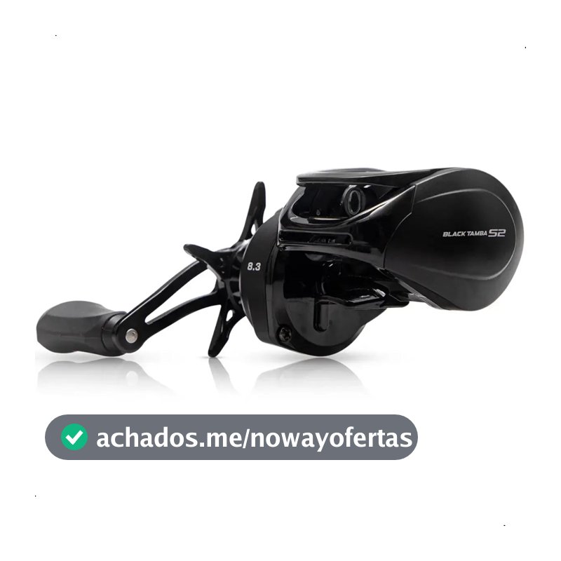 Carretilha Black Tamba S2 12 Rolamentos - Maruri Esquerda Cor Preto Lado da manivela Esquerdo