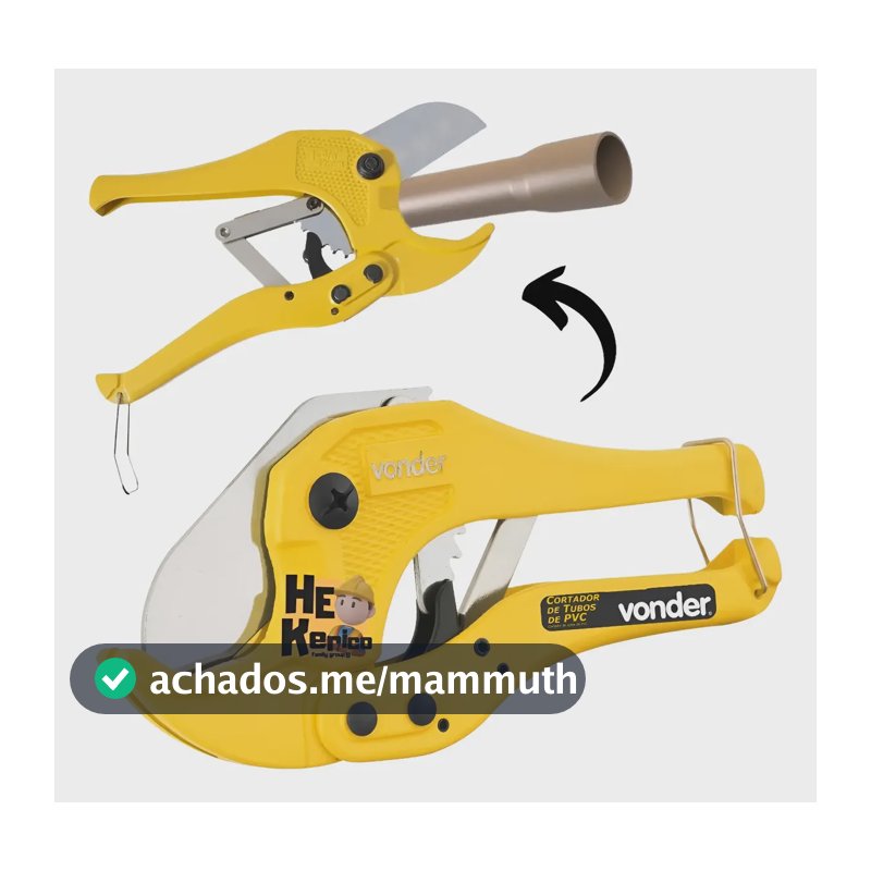 Cortador Tubo Pvc Cano Frio Mang Alicate Ferramenta Para Cob