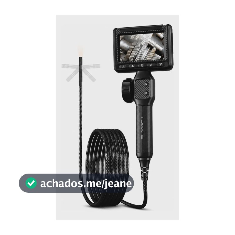 Boroscópio Endoscópio 360° Tira Foto Grava Vídeo Ip67 Hd 1mt