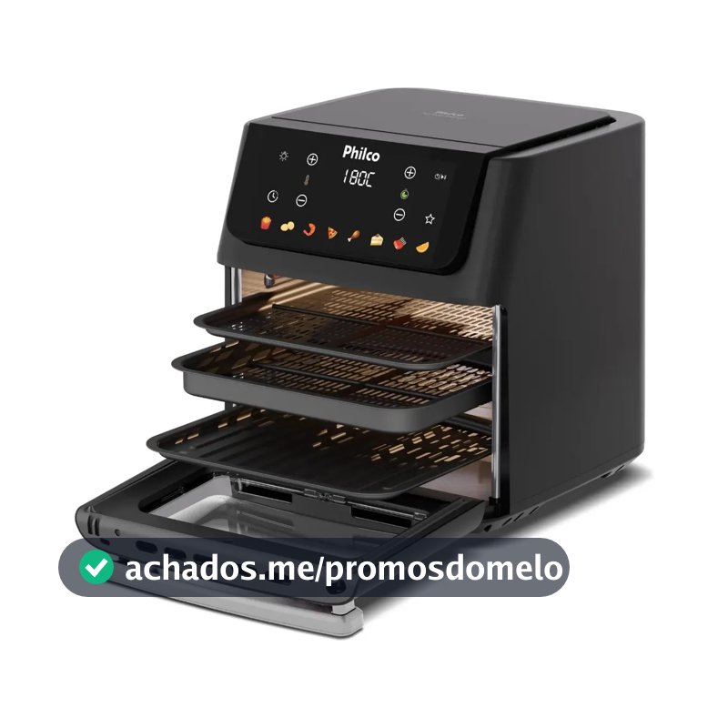 Fritadeira Air Fryer Philco 16 Litros Paf16c Preto