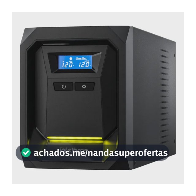 Nobreak Gamer Intelbras Ultimate 1000va 8 Tomadas Outlet Preto
