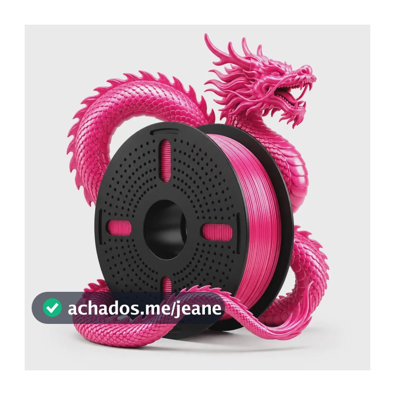 Filamento Impressora 3d Print Pulse Pla 1.75mm Cor: Rosa Pink