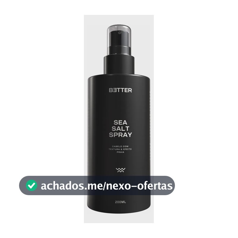 Spray Texturizador Cabelo Masculino Sea Salt Better 200ml