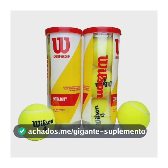 Bola De Tênis Wilson Championship Extra Duty - 2 Tubos Amarelo