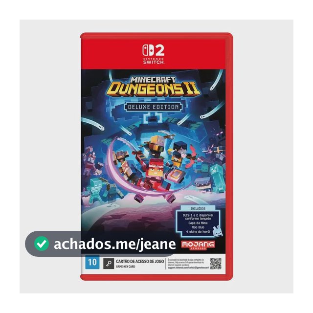Minecraft Dungeons Ii Deluxe Edition Switch 2 Br